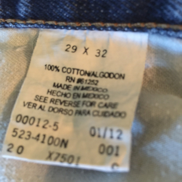 Arizona Denim Jeans Relaxed Fit size 29w 32L - Picture 4 of 5